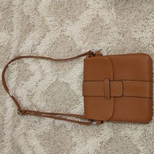 Noatd Camel Brown Crossbody Handbag